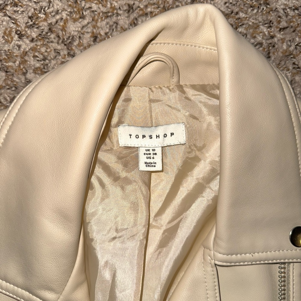 Topshop Leather Vest